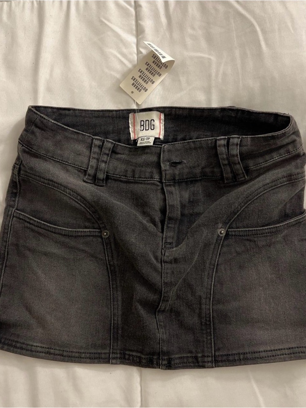 Urban Outfitters BDG Black Denim Mini Skirt